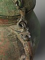 Spouted Ritual Water Vessel (He) with Attached Lid, Bronze, China