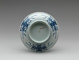 Dish with Camellias, Porcelainwith underglaze blue (Nabeshima ware), Japan