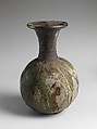 Long-Necked Jar, Stoneware with natural ash glaze (Sue ware), Japan