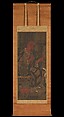 Arhats, Hanging scroll; ink and color on silk, Japan