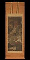 Arhat from a series of sixteen Arhats, Hanging scroll; ink and color on silk, Japan