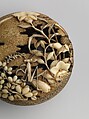 Flowers and Grasses with a Praying-Mantis, Attributed to Ryūsa (Japanese, active late 18th century), Ivory, Japan