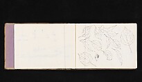 West Lake, Hangzhou: Boats and the Baoshu Pagoda, Xie Zhiliu (Chinese, 1910–1997), Sheet from a sketchbook; pencil and ink on paper, China