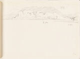 Riverscape, Xie Zhiliu  Chinese, Sheet from a sketchbook; pencil on paper, China