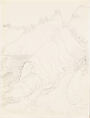 Landscape, Xie Zhiliu Chinese, Sheet from a sketchbook; pencil on paper, China
