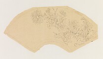 Chrysanthemums, Xie Zhiliu  Chinese, Drawing; pencil and ink on tracing paper, China