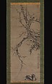 Plum, Bamboo and Rock, Unidentified artist Chinese, second half of the 14th century, Hanging scroll; ink on paper, China