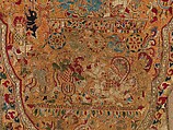 Textile Panel with Scenes from the Ramayana, Silk embroidery on polished cotton, Nepal
