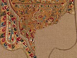 Textile Panel with Scenes from the Ramayana, Silk embroidery on polished cotton, Nepal