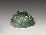 Peach-shaped Cup with Saucer, Jade (jadeite), China