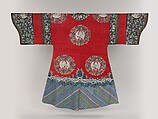 Woman’s robe decorated with crane medallions, Silk tapestry (kesi), China