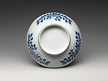 Dish with Court Carriage beneath a Cherry Tree, Porcelain with underglaze blue (Hizen ware, Nabeshima type), Japan