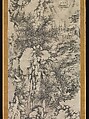 Landscapes of the Four Seasons, Xie Shichen (Chinese, 1487–ca. 1567), Set of four hanging scrolls; ink and color on paper, China