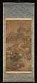 Cloudy mountains, Fa Ruozhen (Chinese, 1613–1696), Hanging scroll, ink and color on silk, China