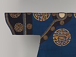 Woman's Robe with "Longevity" Medallions, Silk and metallic thread tapestry (kesi), China