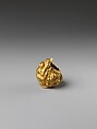 Rod Finial Clip with Deity Surrounded By  Sekti Motif, Gold, Indonesia (Java)