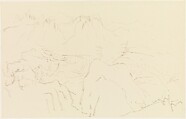 Landscape Sketches, Xie Zhiliu (Chinese, 1910–1997), Drawing; twenty-two unmounted sheets; ink on paper, China