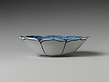 Deep Dish with Egret (from a set of ten), Porcelain with underglaze blue decoration (Hizen ware), Japan
