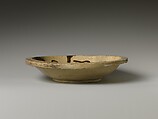 Ishizara Plate with Kitchenware and Character for Sake, Stoneware (Seto ware), Japan