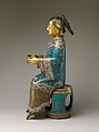 Seated Figure (one of a pair), Cloisonné enamel, China