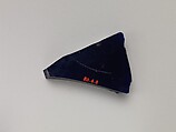 Fragment from sample set of Chinese cloisonné, Cloisonné enamel, copper alloy, glass, China