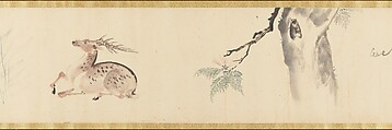 Sketches of Birds and Animals, Kawanabe Kyōsai 河鍋暁斎 (Japanese, 1831–1889), Handscroll; ink on paper, Japan