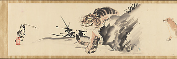 Sketches of Birds and Animals, Kawanabe Kyōsai 河鍋暁斎 (Japanese, 1831–1889), Handscroll; ink on paper, Japan