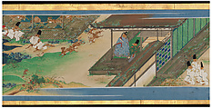 Tale of a Strange Marriage (Konkai Zoshi), Ukita Ikkei (Japanese, 1795–1859), Handscroll; ink and color on paper, Japan