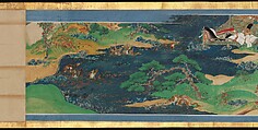Tale of a Strange Marriage (Konkai Zoshi), Ukita Ikkei (Japanese, 1795–1859), Handscroll; ink and color on paper, Japan