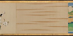 Tale of a Strange Marriage (Konkai Zoshi), Ukita Ikkei (Japanese, 1795–1859), Handscroll; ink and color on paper, Japan