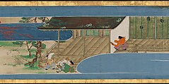 Tale of a Strange Marriage (Konkai Zoshi), Ukita Ikkei (Japanese, 1795–1859), Handscroll; ink and color on paper, Japan
