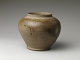 Urn, Stoneware with natural ash glaze (Sue ware), Japan