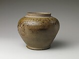 Urn, Stoneware with natural ash glaze (Sue ware), Japan