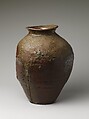 Storage Jar, Stoneware with natural ash glaze (Tanba ware), Japan