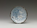 Dish, Porcelain with underglaze blue (Hizen ware), Japan
