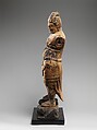 One of the Four Heavenly Kings, Wood with traces of color, Japan