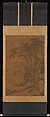 Returning Fishermen, Tang Di (Chinese, ca. 1287–1355), Hanging scroll; ink and color on silk, China