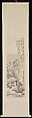 Anchorage on a rainy night, Shen Zhou (Chinese, 1427–1509), Hanging scroll; ink on paper, China