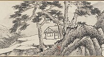 Joint Landscape, Shen Zhou (Chinese, 1427–1509), Handscroll; ink on paper, China