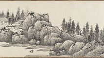 Joint Landscape, Shen Zhou (Chinese, 1427–1509), Handscroll; ink on paper, China