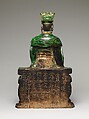 Daoist divine official, Qiao Bin (Chinese, active 1481–1507), Glazed stoneware (Shanxi liuli ware), China