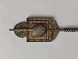 Fire-offering ladle, Iron damascened with gold and silver, Eastern Tibet, Derge, for Chinese market