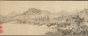 Joys of the Fisherman, Wang Fu (Chinese, 1362–1416), Handscroll; ink on paper, China