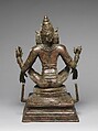 Yoga Narasimha, Vishnu's Man-Lion Incarnation, Copper alloy, India (Tamil Nadu)