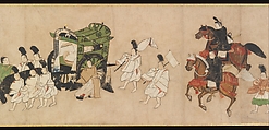 “Channel Markers” (Miotsukushi), Handscroll; ink and color on paper, Japan