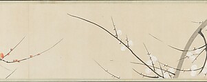 Flowers of the Four Seasons, After Sakai Hōitsu (Japanese, 1761–1828), Handscroll; ink and color on paper, Japan