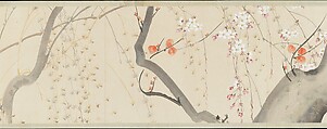 Flowers of the Four Seasons, After Sakai Hōitsu (Japanese, 1761–1828), Handscroll; ink and color on paper, Japan
