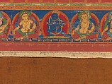 Portrait of Munchen Sangye Rinchen, the Eighth Abbot of Ngor Monastery, Distemper and gold on cloth, Tibet