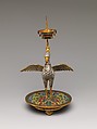Candlestick (one of a pair), Cloisonné enamel, China