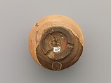 Gohon (Korean-Style) Tea Bowl with Cranes, Kiyomizu Rokubei I (Japanese, 1737–1799), Stoneware with white-slip inlay, underglaze iron, and red and white slip under transparent glaze (Kyoto ware, Kiyomizu type), Japan